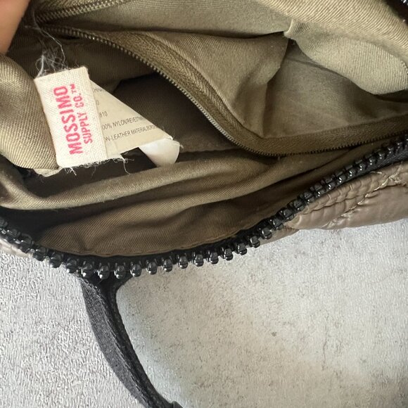 Mossimo Handbag Olive‎ Green Quilted 90's Y2K  Top Handle Handbag Hobo Clutch - Picture 4 of 5